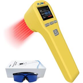 Cold Laser Therapy Device for Muscle & Joint, 4x808nm+16x650nm, Pain Relief, Accelerate Healing, Home Light Therapy for Dogs, Cats, Horses and Animals(Black)