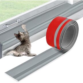 Dog Cat Scratching Windows Sill Protector，Rubber Anti Scracting from Dog Cats for Home Furniture Edge Protection Flexible Rubber L-Type 4x1.6inch Non Slip Cuttable(78.7")