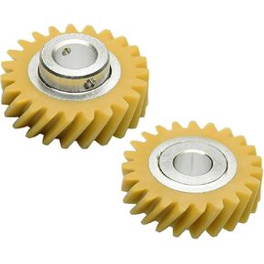 (2/Pack) W10112253 Mixer Worm Gear Compatible with Whirlpool & KitchenAid Mixers Gear Replace Parts 4162897 4169830 AP4295669 PS11748374 4161531 WPW10112253