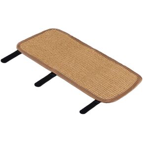 Navaris Table Leg Cat Scratcher - واقي حصيرة الخدش السيزال لأرجل الأثاث - حماية وسادة الخدش مع أشرطة ملفوفة 23 5/8 بوصة × 9 7/8 بوصة