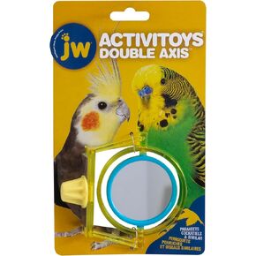 JW Pet Company Activitoy Double Axis Small Bird Toy, Colors Vary