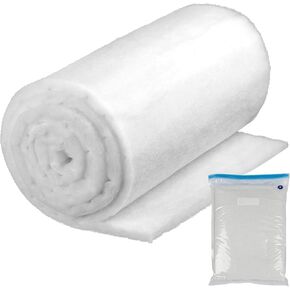 Pawfly Aquarium Filter Floss Rolls for Fish Tank Filters, White Aquarium Filter Media Roll, Aquarium Filter Pad for Mechanical Water Filtration