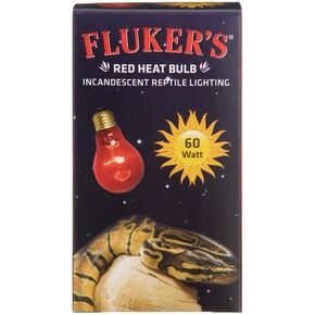 (3 Pack) Fluker's Red Heat Bulbs for Reptiles 60 watt