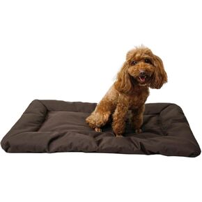 Outdoor Dog Bed, Roll-up Travel Dog Sleeping Pad, 33x 22 in Dog Bed Mat for Medium, Small Dogs, Waterproof & Portable & Reusable Camping Travel Pet Mat (Grey)