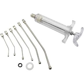 مجموعة حقنة تغذية الطيور مع 6 قطع أنابيب منحنية قابلة لإعادة الاستخدام لتغذية الطيور in Kuwait