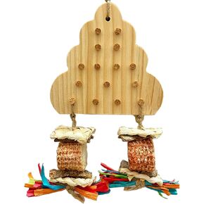 Conure Toys, Bird Climbing Wall Toy Cockatiel Chew Toys Parrot Cage Accessories for Small Parrots Lovebird Cockatiel Parakeet Conure