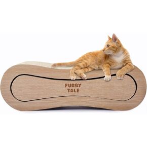 2 in 1 Large Cat Scratcher Pad - Corrugated Cardboard Ultimate Infinity Cat Scratching Board, Reversible Cat Lounge Scratcher for Indoor Cats in Saudi Arabia