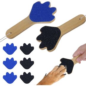 Dog Nail File Board Handheld Dog Nail Pad Mini Dog Scratch Board Dog Scratching Pad Double Sided Dog Claw Care Dog Grooming