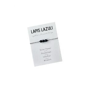 LAPIS LAZULI crystal bracelet | Crystals for a Intuition & Inner Power | Lapis Lazuli bracelet | Lapis Lazuli crystals