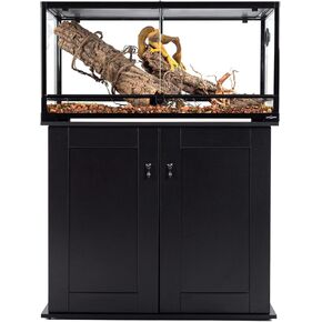REPTI ZOO Reptile Terrarium Cabinet, Reptile and Amphibian Terrarium Stand 36" W x 18" D x 30" H