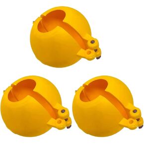 Ladoo Maker Mold Plastic Set of 3 in Three Sizes 1,2 and 3 No. Ladu Maker Mould Sancha for Ganpati Diwali Janmashtmi and Other Festival for Indian Mithai