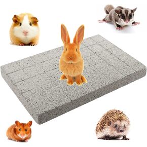 VTurboWay أرنب طحن وسادة مخلب الحمم طحن الأسنان حجر مضغ لعبة وسادة القدم للأرنب أرنب شينشيلا خنزير غينيا توتورو القنفذ الهامستر القوارض الحيوانات الصغيرة in Kuwait