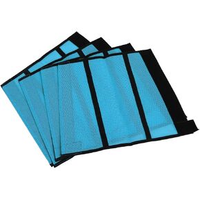 Horse Fly Boots, Fine Mesh Horse Fly Leggings Breathable Leg Protection Prevent Trampling for Outdoor (Blue)
