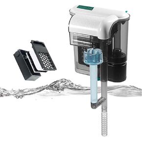 Carefree Fish Aquarium Hang On Waterfall Filter Fish Tank with Skimmer Increase Water Flow and Oxygen Remove Oil Film Simulated Waterfall Ecological Environment