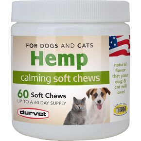 Durvent Hemp Calming Soft Chews - Hemp Calm Soft Chews 60Ct 12