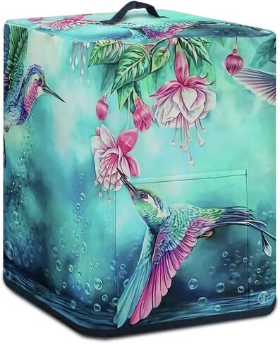 FOR U DESIGNS Air Fryer Cover for 5-6 qt, Small Kitchen Applicance Accessories, Hummingbird Floral Print, Pressure Cook Rice Cooker Dust Cover Washable in Kuwait