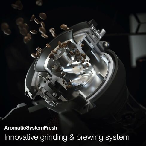 ماكينة صنع القهوة الأوتوماتيكية Miele CM 7550 CoffeeSelect - OneTouch for Two، نظام AromaticSystem، 10 ملفات تعريف فردية، DoubleShot، CupSensor، متوافق مع WiFi، إزالة الترسبات تلقائيًا، باللون الأسود Obsidian in Saudi Arabia