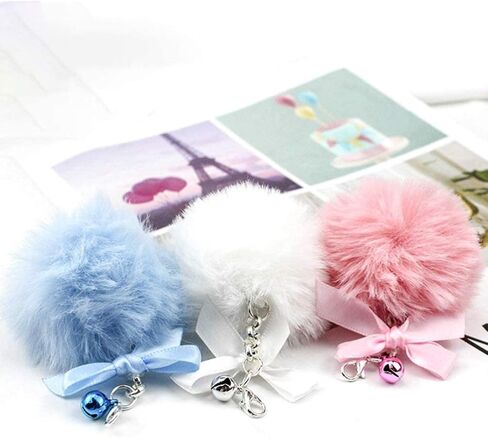 STOBOK 6 Pcs Pompom Cat Teaser with Bell Cat Wand Toy Replacement Refill Funny Kitten Catcher Interactive Toys Pet Supplies for Kitty Cat Puppy (without Stick) in Saudi Arabia