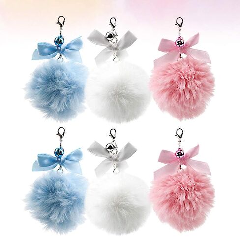 STOBOK 6 Pcs Pompom Cat Teaser with Bell Cat Wand Toy Replacement Refill Funny Kitten Catcher Interactive Toys Pet Supplies for Kitty Cat Puppy (without Stick) in Saudi Arabia
