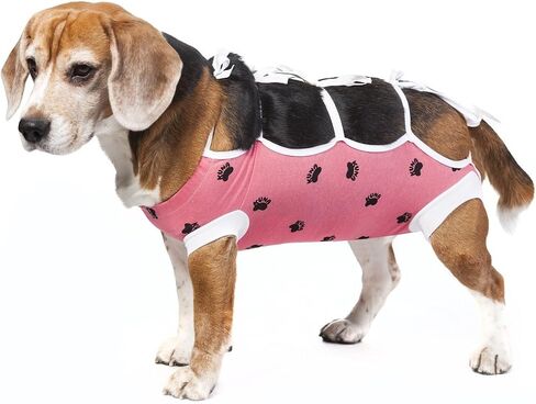 E-Collar Alternative for Cats and Dogs Designed to Protect Abdominal Wounds and Skin Disease. Award Winning and Patented Design Recommended by Veterinarians Worldwide. (Medium, Lime Green) in Saudi Arabia