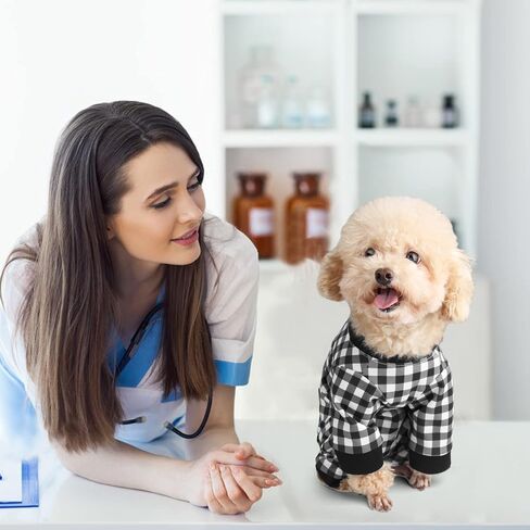Etdane Dog Recovery Suit After Surgery, Surgical Onesies for Female Male Doggy Pet Long Sleeve Bodysuit Alternative Cone E-Collar S in Saudi Arabia