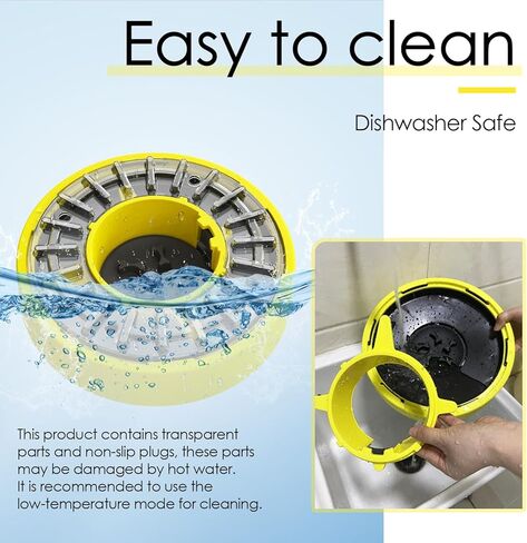 Super Design Interactive Dog Puzzle Toys Slow Feeder Dog Bowls for Medium Large Breed - Dog Food Treat Feeding Toys for IQ Training Dog Mental Enrichment Treat Puzzle - Yellow in Kuwait