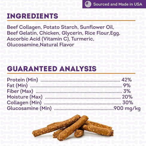 Collagen Smart Sticks Dog Treats - Chicken & Sweet Potato Flavor, 9oz/1 Pack in Kuwait