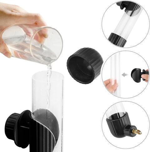 Automatic Bird Water Dispenser 7.5 oz Pet Bird Water Feeder Parrots Waterer for Parakeet Budgie Finch Lovebirds Canary Cockatiel in Kuwait