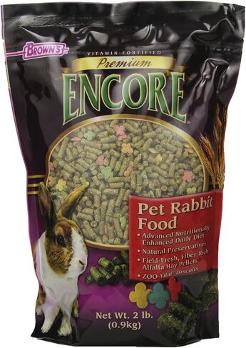 F.M. Brown'S Encore Premium Rabbit Pet Food, 2-Pound in Kuwait