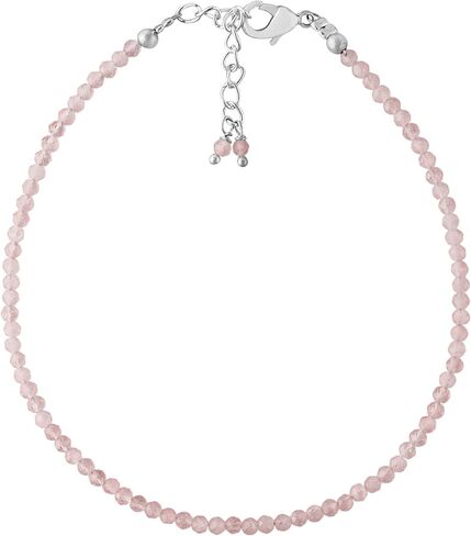 أساور من حجر اليشب الأحمر الطبيعي من الأحجار الكريمة ذات الأوجه مجوهرات أنيقة للنساء، بلورات شفاء الطاقة، سلسلة 8 بوصة in Kuwait