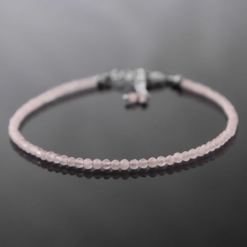 أساور من حجر اليشب الأحمر الطبيعي من الأحجار الكريمة ذات الأوجه مجوهرات أنيقة للنساء، بلورات شفاء الطاقة، سلسلة 8 بوصة in Kuwait