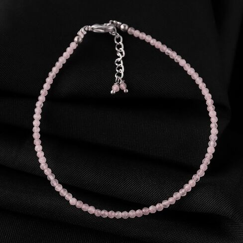 أساور من حجر اليشب الأحمر الطبيعي من الأحجار الكريمة ذات الأوجه مجوهرات أنيقة للنساء، بلورات شفاء الطاقة، سلسلة 8 بوصة in Kuwait