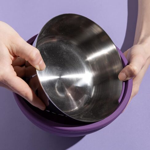 Cooktop + Cookware - Personal Induction Cooktop for Single Servings, Dorm Cooking, Countertop Size, Power Efficient 500 W, Large Bowl 24 oz in Saudi Arabia