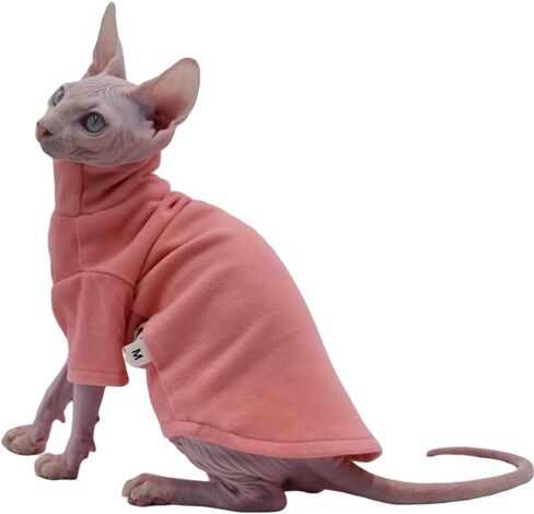Sphynx Cat Clothes Warm Comfort Stretch Hairless Cat Clothes for Devon Rex, Cornish,Peterbald and Small Cats and Dogs (X-Small) in Saudi Arabia