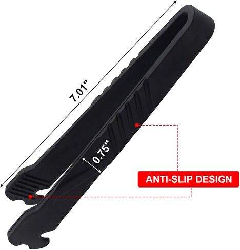 Oven Rack Push Pull Tool, Multifunctional Rack Oven Push and Pull Clip, Ideal Small Kitchen Push and Pull Tool for Kitchen Oven, Toaster Oven, Air Fryer, Convection Oven (Black) in Saudi Arabia