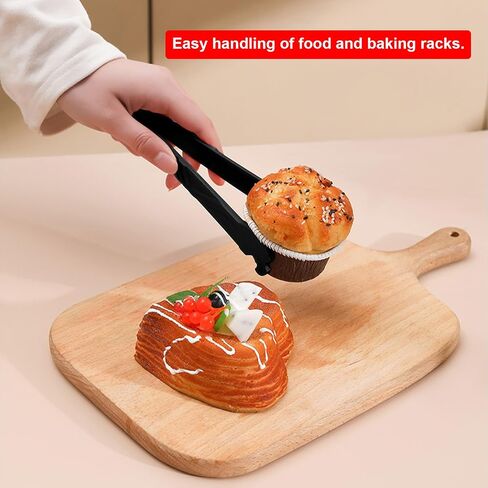 Oven Rack Push Pull Tool, Multifunctional Rack Oven Push and Pull Clip, Ideal Small Kitchen Push and Pull Tool for Kitchen Oven, Toaster Oven, Air Fryer, Convection Oven (Black) in Saudi Arabia