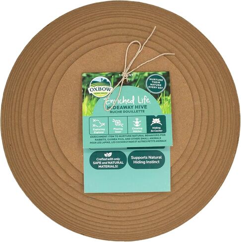 Oxbow Enriched Life Hideaway Hive - Small Pet Toy - Great for Guinea Pigs, Rabbits, and Other Small Animals in Saudi Arabia