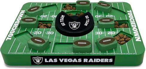 Pets First NFL LAS Vegas Raiders Puzzle Toy, Puzzle Treat Dog Toy, Interactive Dog Treat Toy, Dog Puzzle in Saudi Arabia