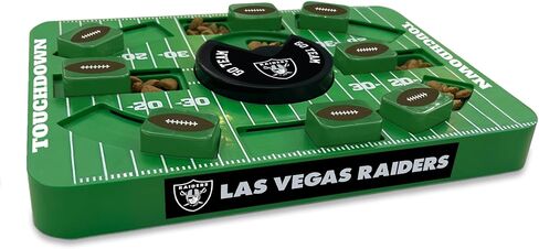 Pets First NFL LAS Vegas Raiders Puzzle Toy, Puzzle Treat Dog Toy, Interactive Dog Treat Toy, Dog Puzzle in Saudi Arabia