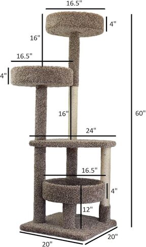 شقق نيو كات - برج القطط الكبير مقاس 60 بوصة in Kuwait