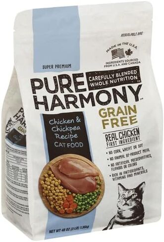 Pure Harmony, Cat Food, Grain Free, Chicken & Chickpea Recipe , 3 LB in Saudi Arabia