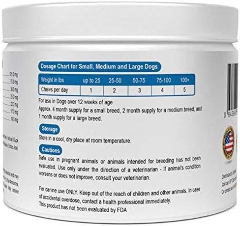 DakPets Hemp Calming Treats for Dogs - Made in USA w/Hemp Oil - Dog Anxiety Relief - Natural Separation Aid - Stress Relief - Fireworks - Storms - Barking 120 Soft Chews in Kuwait