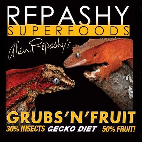 Repashy Grubs 'N' Fruit Crested Gecko Diet 6 Oz JAR in Saudi Arabia