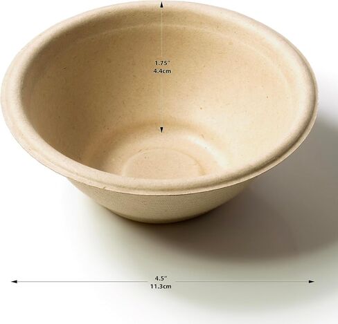Disposable Pet Food Bowls Bulk Pack 200 Pcs 8 Oz/1 Cup Compostable Sugarcane Fiber Ideal for Cats, Small Breed Dogs, Puppies, Kittens. Heavy-duty Indoor Outdoor Travel Feeding Dishes in Saudi Arabia