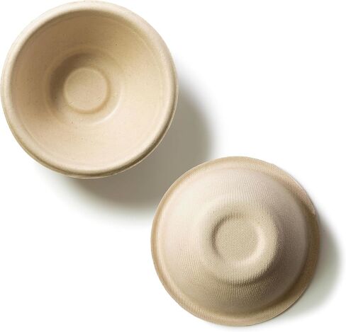 Disposable Pet Food Bowls Bulk Pack 200 Pcs 8 Oz/1 Cup Compostable Sugarcane Fiber Ideal for Cats, Small Breed Dogs, Puppies, Kittens. Heavy-duty Indoor Outdoor Travel Feeding Dishes in Saudi Arabia