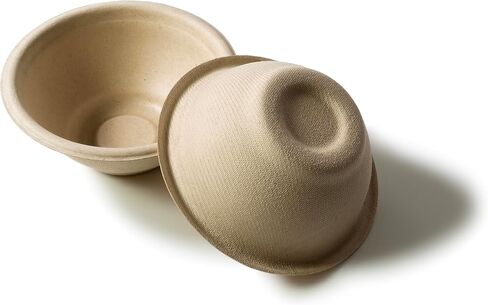 Disposable Pet Food Bowls Bulk Pack 200 Pcs 8 Oz/1 Cup Compostable Sugarcane Fiber Ideal for Cats, Small Breed Dogs, Puppies, Kittens. Heavy-duty Indoor Outdoor Travel Feeding Dishes in Saudi Arabia