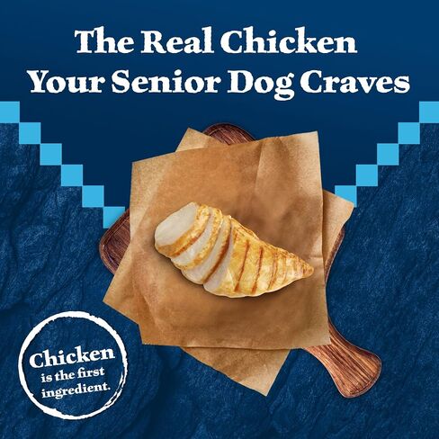 Blue Buffalo Wilderness Senior High Protein Dry Dog Food With Real Chicken Plus Wholesome Grains, Made in the USA with Natural Ingredients, Chicken, 24-lb. Bag in Saudi Arabia