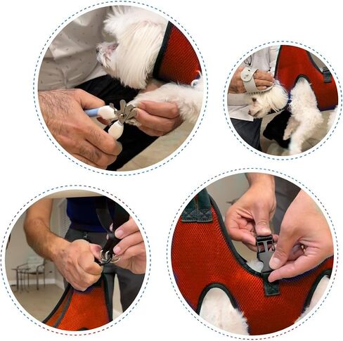Dog Grooming Hammock - Dog Nail Clipping Hammock - Grooming Hammock - Cat Grooming Harness - Cat Holder Grooming - Cat Restraint Nail Trimming - Cat Nail Trimming - Cat Nail Clipper Hammock in Saudi Arabia