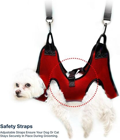 Dog Grooming Hammock - Dog Nail Clipping Hammock - Grooming Hammock - Cat Grooming Harness - Cat Holder Grooming - Cat Restraint Nail Trimming - Cat Nail Trimming - Cat Nail Clipper Hammock in Saudi Arabia