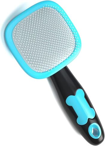 Dog Brush and Cat Brush, Pet Grooming Brush Gently Cleans Pin Brush for Hair Removal Cat and Dog Hair Brush for Small Dogs Yorkshire Terrier Pomeranian Poodle and Cat in Saudi Arabia